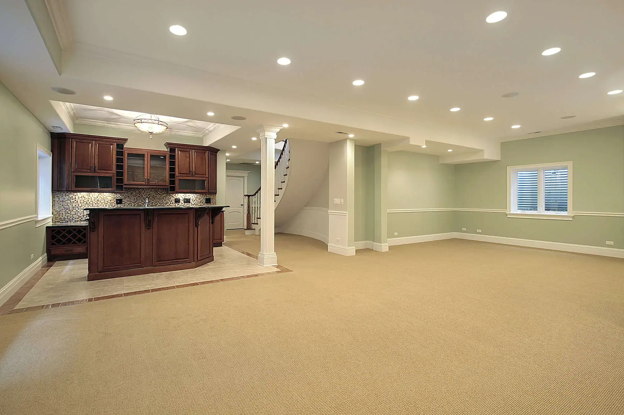 Finished basement