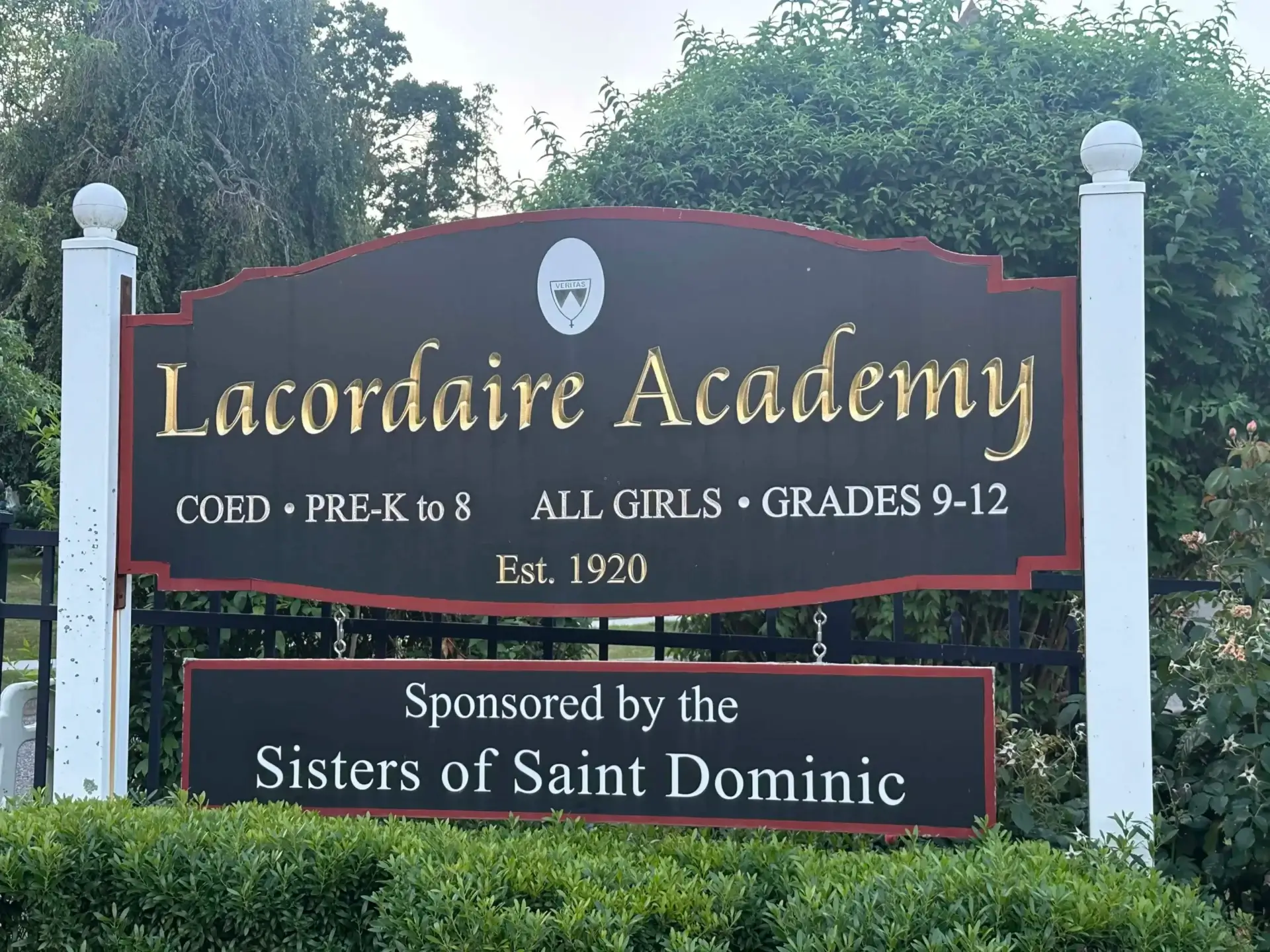 Lacordaire Academy Sign