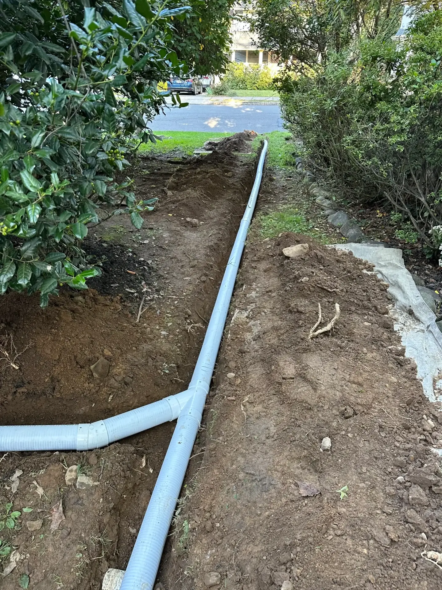 exterior drain system